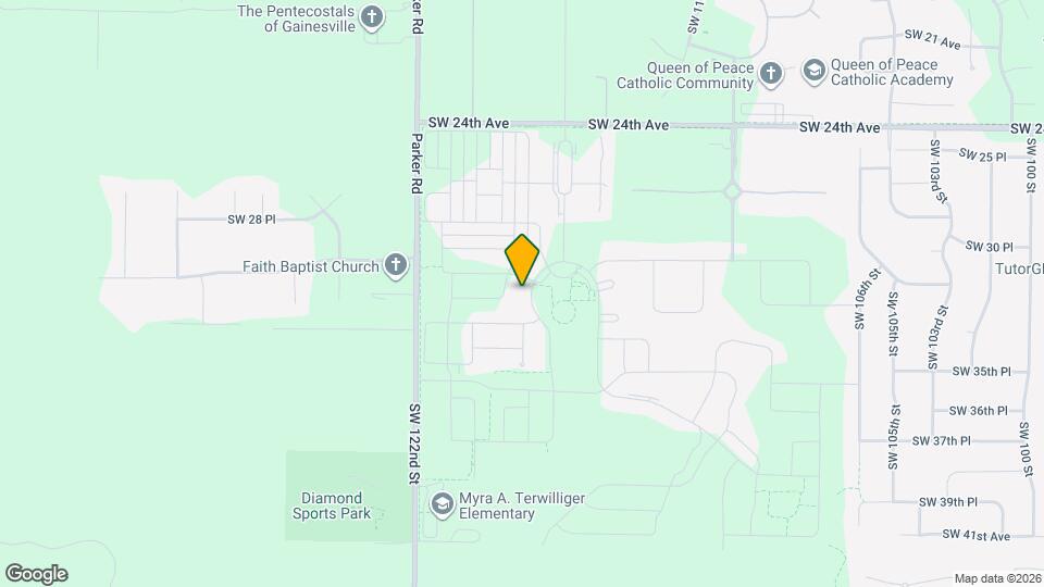 3086 SW 117th Terr Map and Location Details