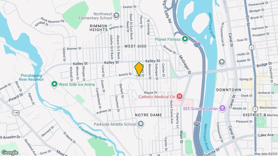 257 Amory St Map and Location Details