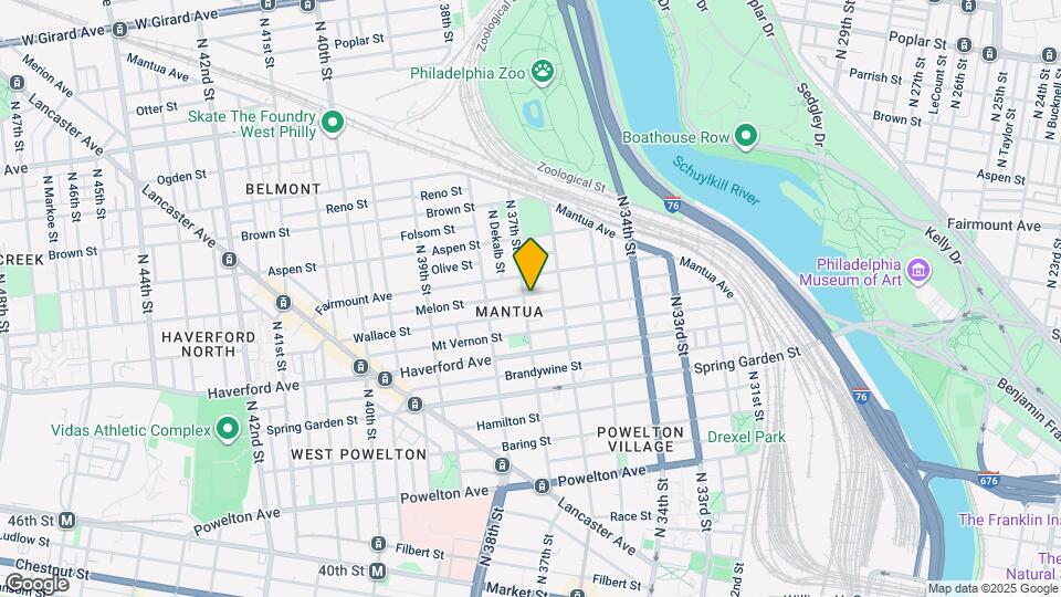 657 N 37th St Map and Location Details
