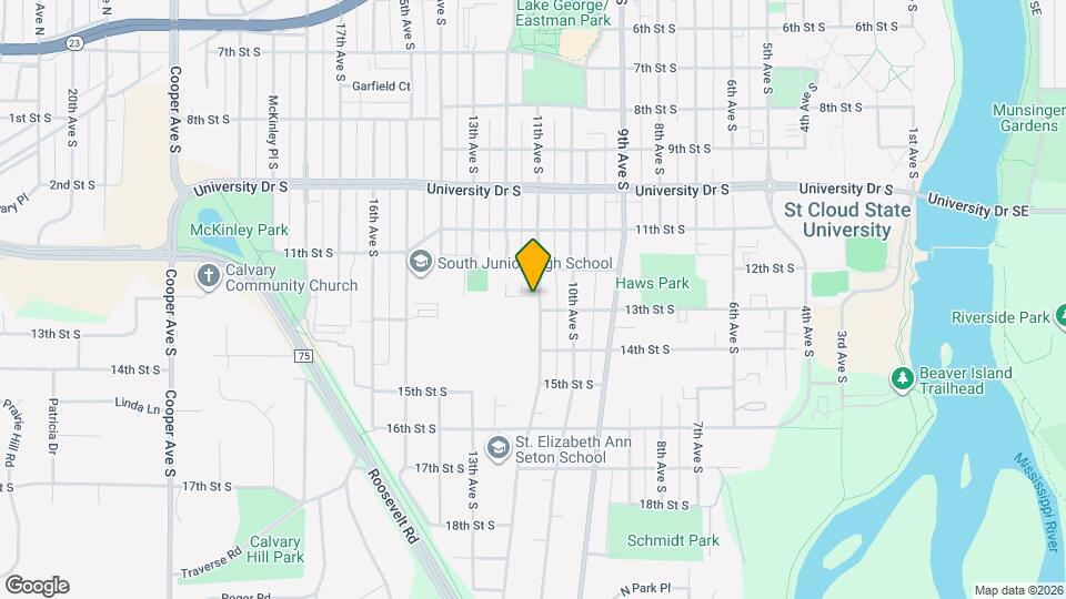 1106 13th St S Map and Location Details