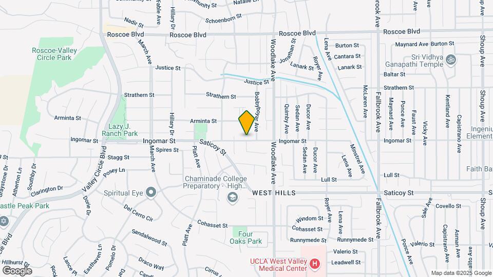 23259 Ingomar St, Unit shawn Mapa y Detalles de la Ubicación