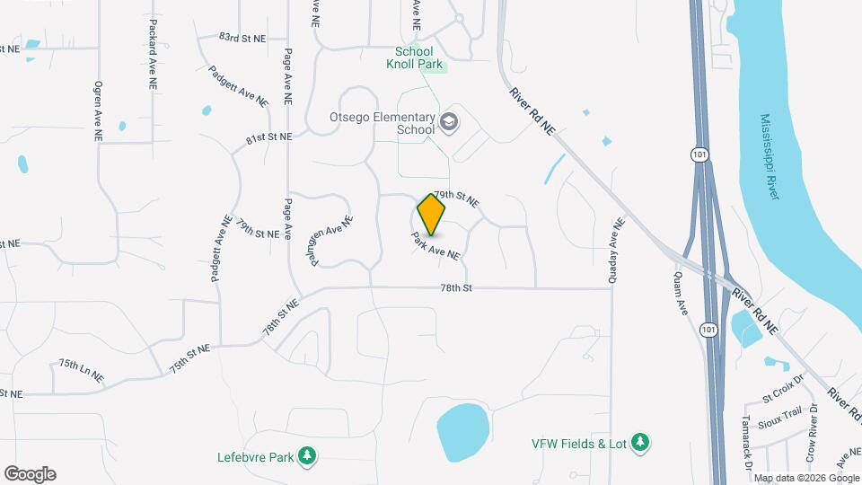 7850 Park Ave NE Mapa y Detalles de la Ubicación