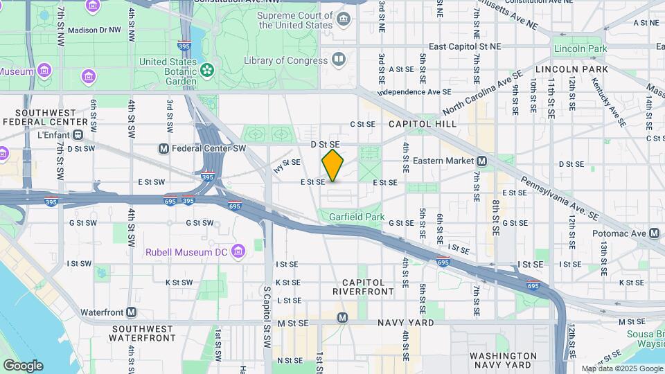 117 E St SE, Unit 201 Map and Location Details
