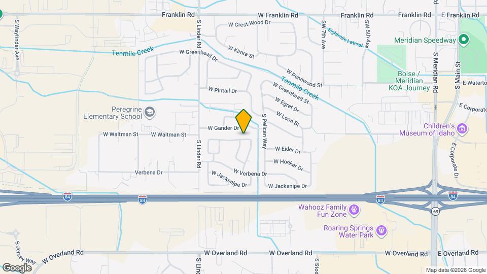 1276 W Brown Trout Dr Map and Location Details