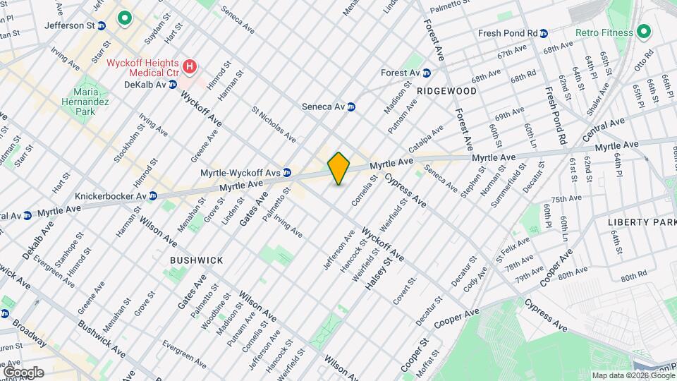 16-25-25 Putnam Ave, Unit 5f Map and Location Details