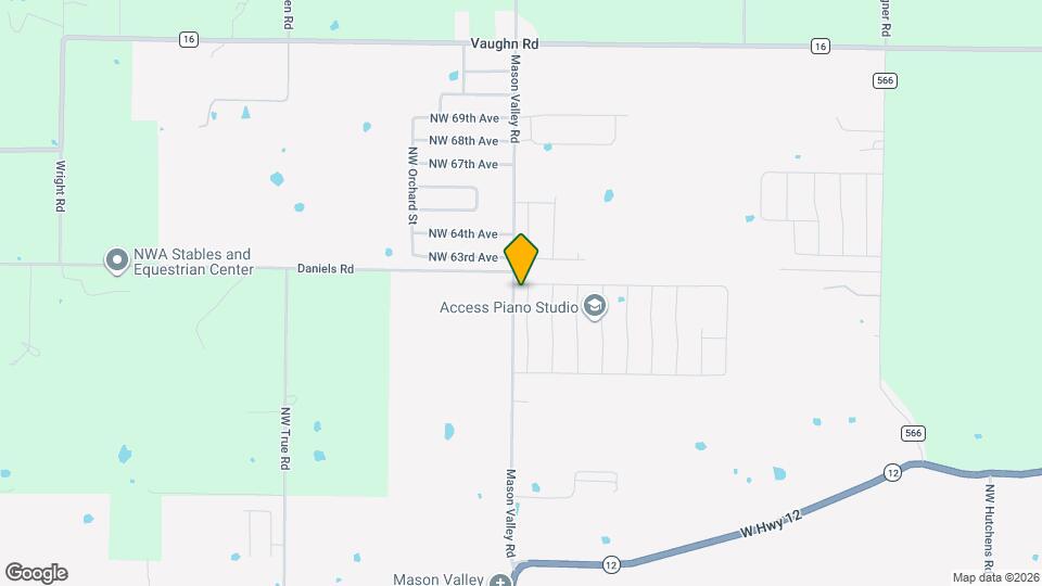 6111 NW McClellen St Map and Location Details