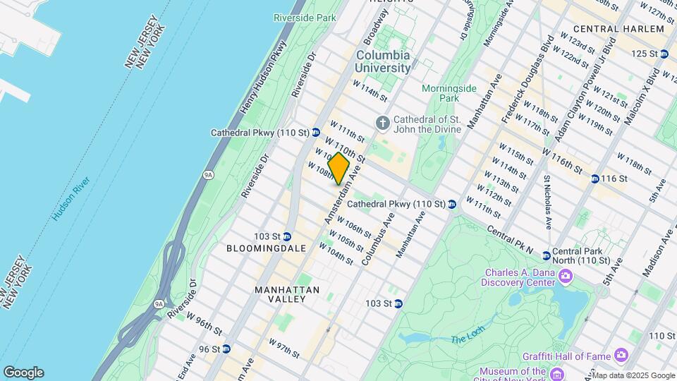 964 Amsterdam Ave Map and Location Details