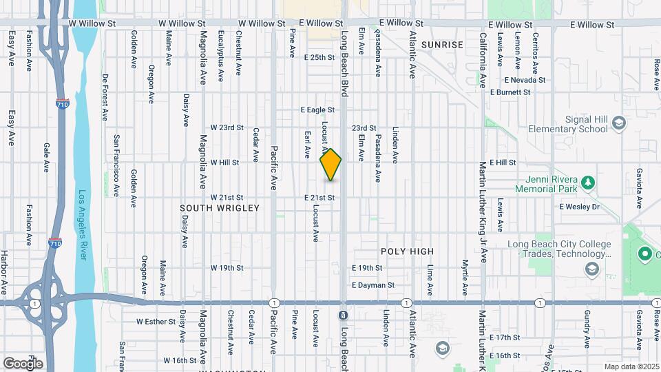 2128 Locust Ave Map and Location Details