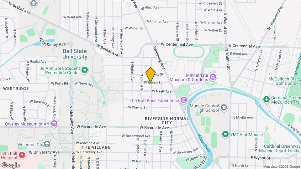 1001 W Marsh St Map and Location Details