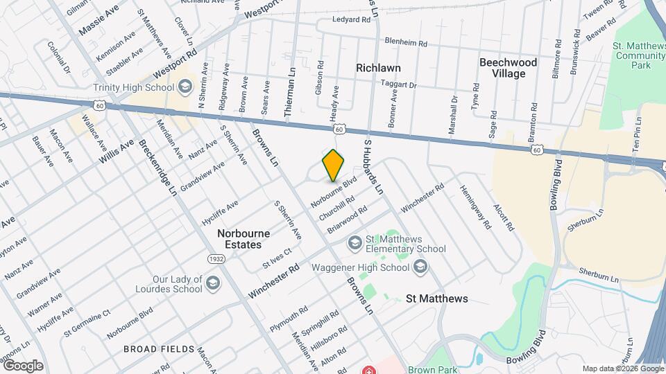 4225 Norbourne Blvd Map and Location Details