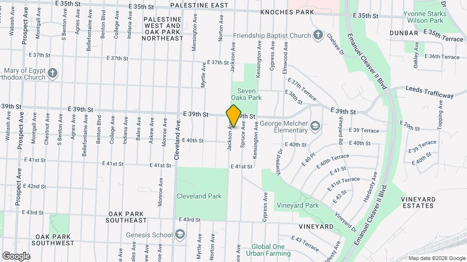 3927 Jackson Ave Map and Location Details