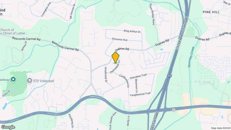 865 Cherrydale Ln Map and Location Details