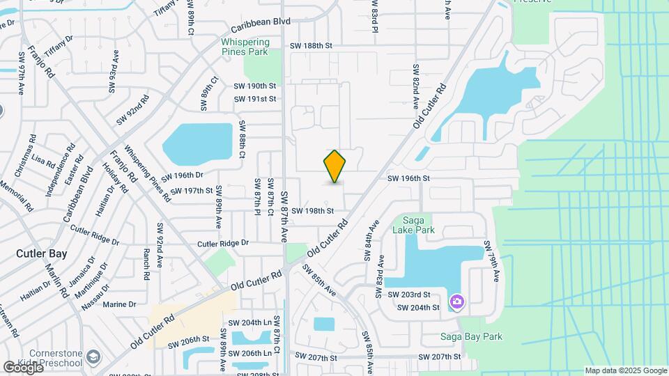 8442 SW 196th Terrace Mapa y Detalles de la Ubicación