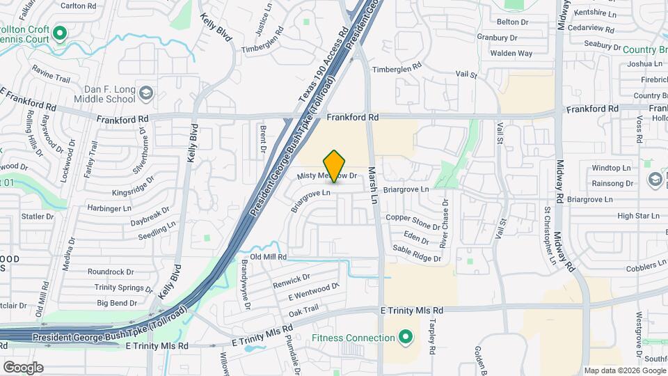 3551 Briargrove Ln Map and Location Details