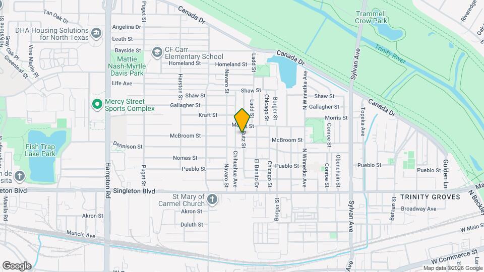 3321 Rutz St Map and Location Details