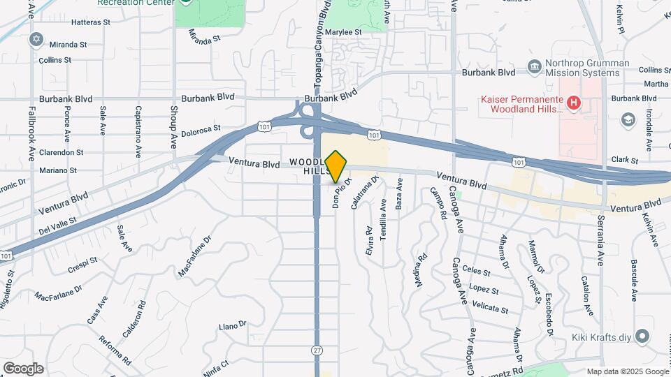 5353 Don Pio Dr Map and Location Details
