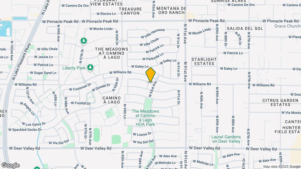 22533 N 93rd Dr Map and Location Details