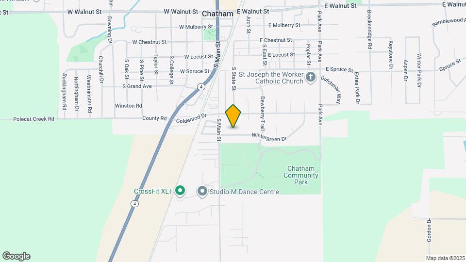 155 Wintergreen Dr Map and Location Details