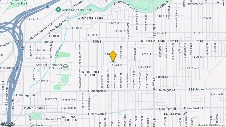 806 Jefferson Ave Map and Location Details