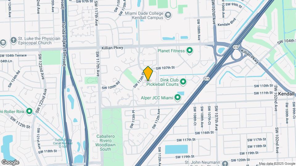 10925 SW 113th Pl Map and Location Details