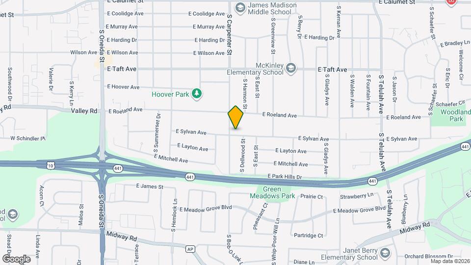 806 E Sylvan Ave Map and Location Details