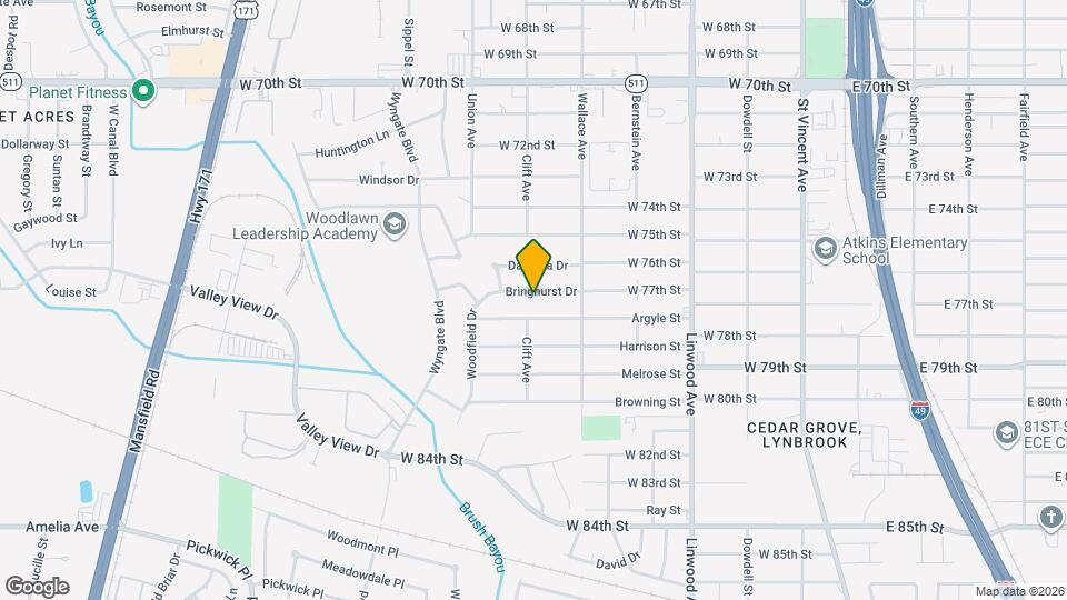 638 Bringhurst Dr Map and Location Details