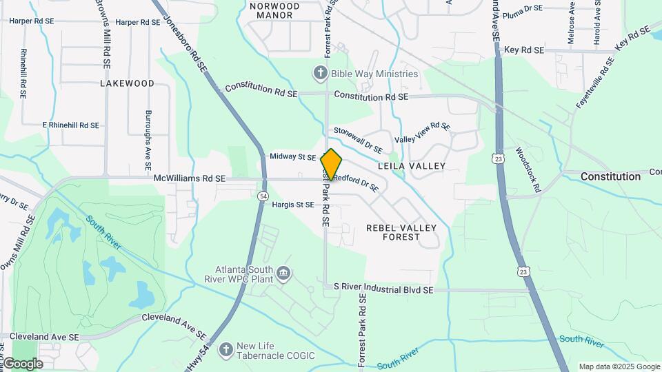 2412 Forrest Park Rd SE Map and Location Details