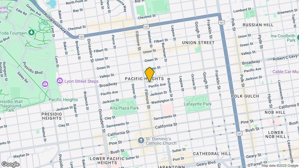 2364 Pacific Ave Map and Location Details