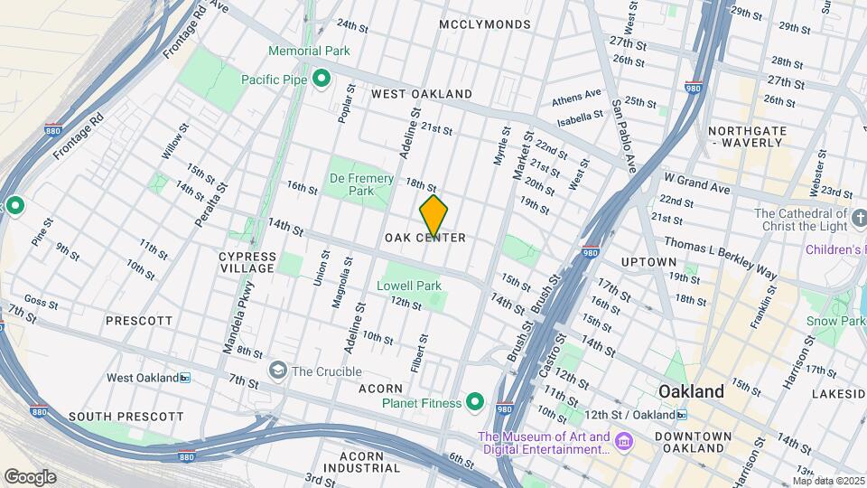 1440 Linden St Map and Location Details