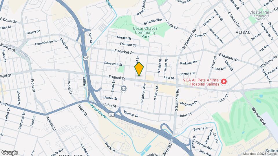 649 E Alisal St Mapa y Detalles de la Ubicación
