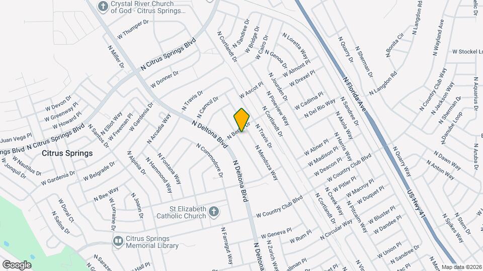 9271 N Peachtree Way, Unit 9271 Map and Location Details