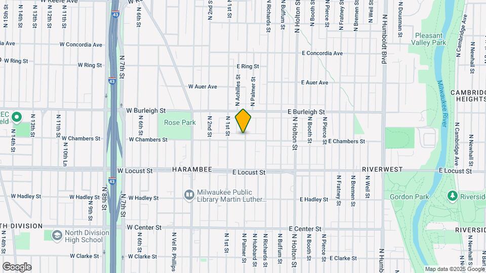 140 E Chambers St Map and Location Details