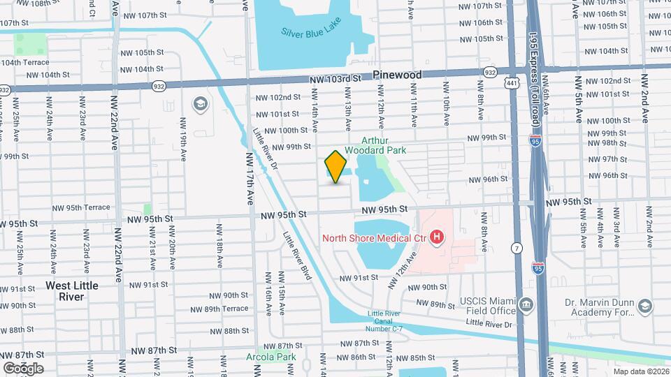 1350 NW 96th St Map and Location Details