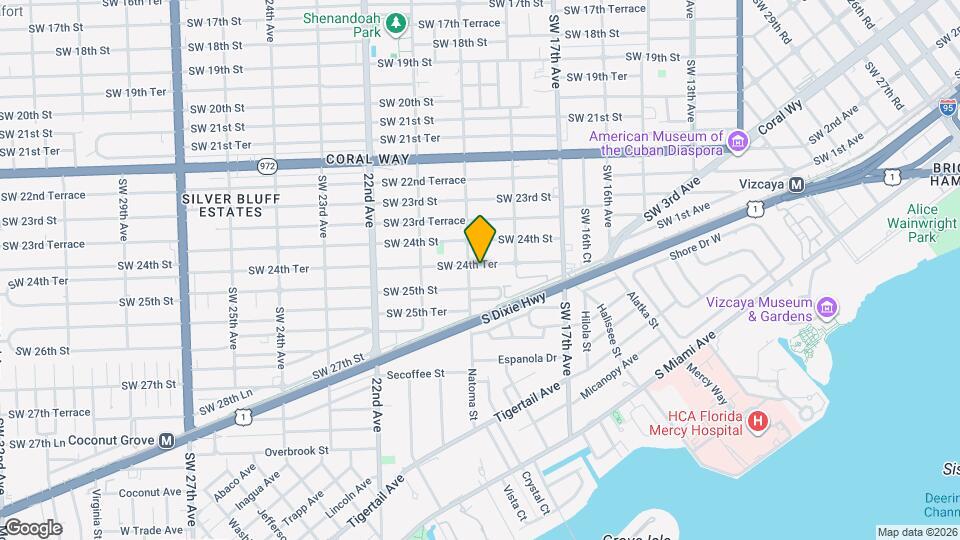 1870 SW 24th Ter Map and Location Details
