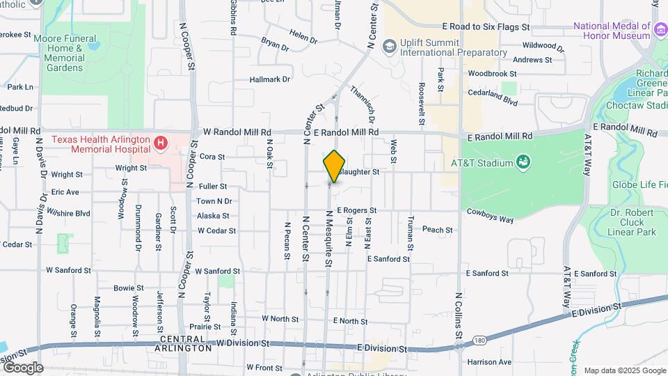 815 N Mesquite St Map and Location Details