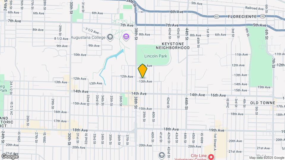 1154 39th St Map and Location Details