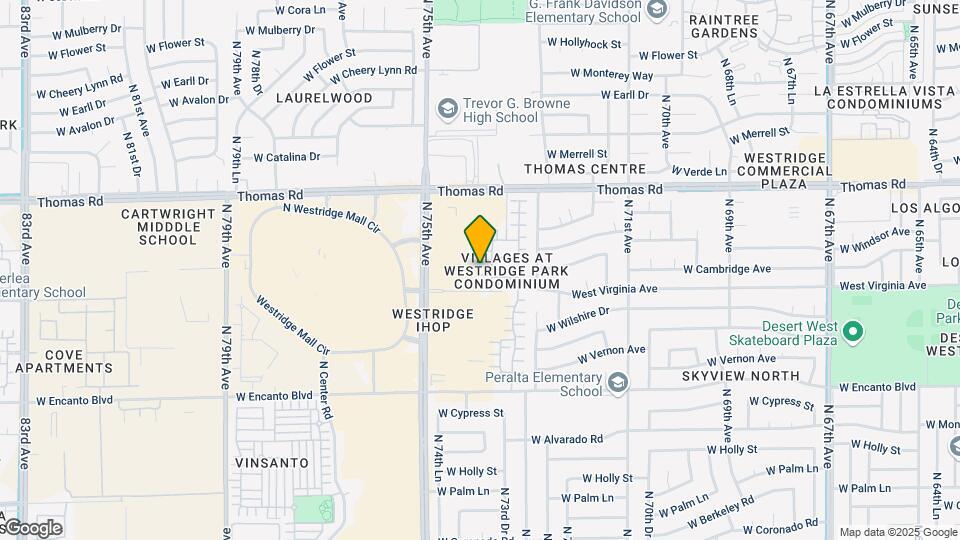 2652 N 73rd Glen Map and Location Details