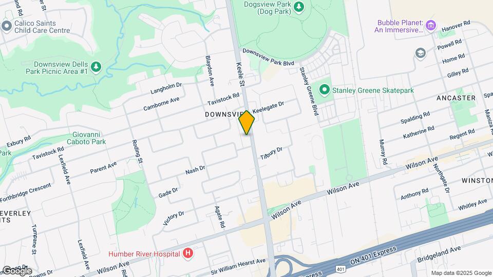 2854 Keele St Map and Location Details
