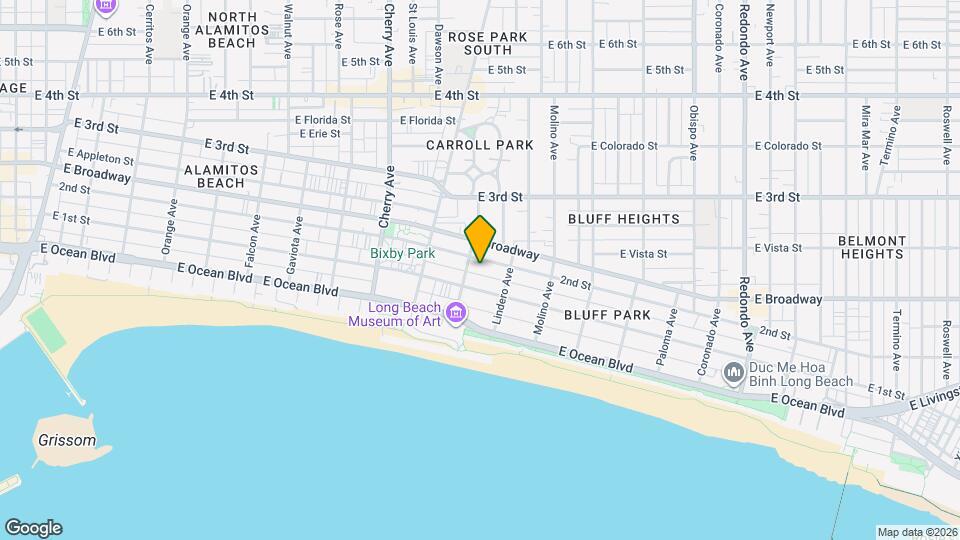 2322 E 2nd St, Unit 3 Map and Location Details