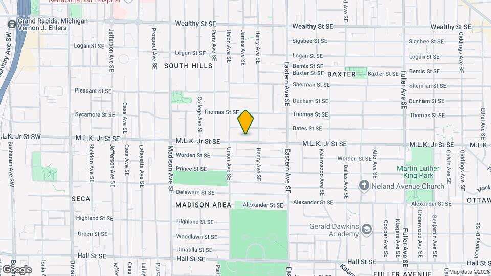 631 M.L.K. Jr St SE Map and Location Details
