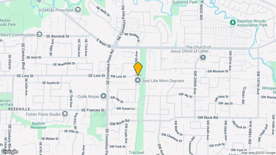 1070 SW 215th Ave Map and Location Details