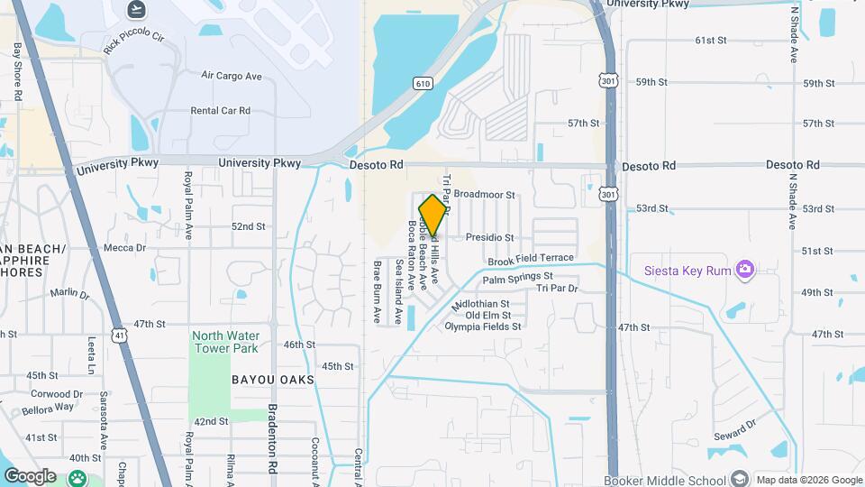 5141 Oakland Hills Ave Map and Location Details