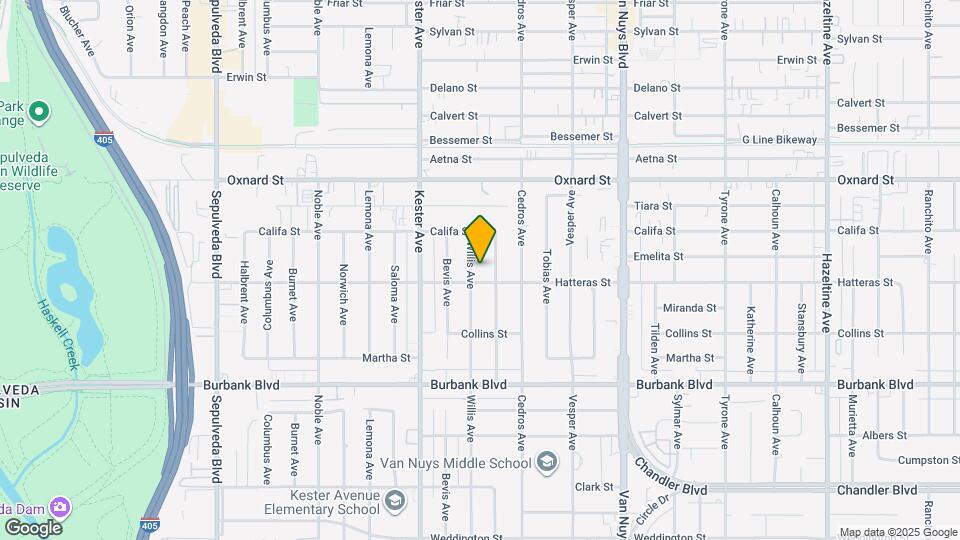 5812 Willis Ave Map and Location Details