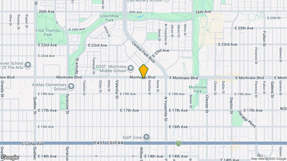 1980 Willow St Map and Location Details