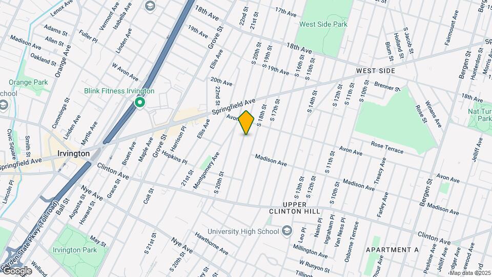 832 S 19th St Map and Location Details