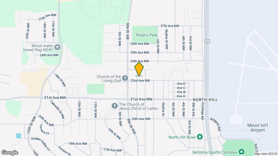 710 22nd Ave NW Map and Location Details