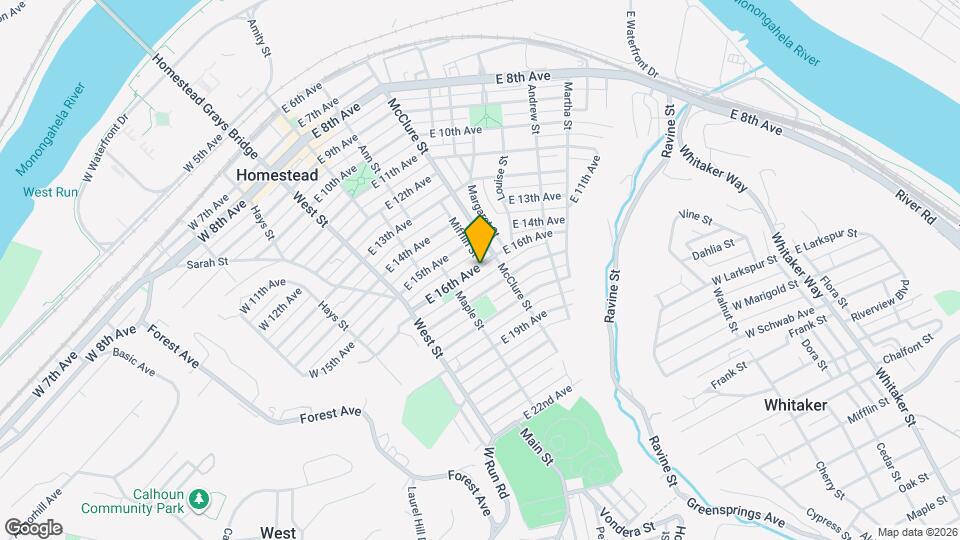 234 E 16th Ave Mapa y Detalles de la Ubicación