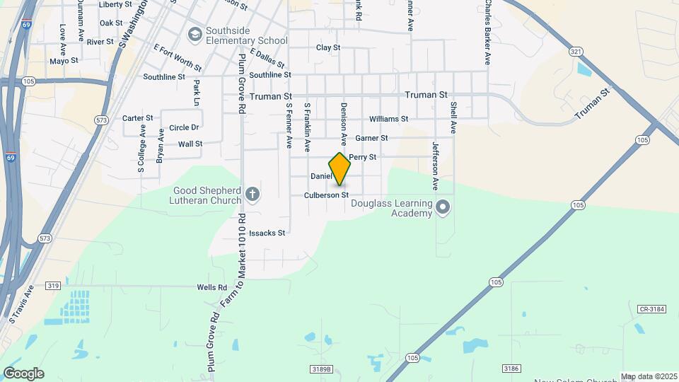 1208 Denison Ave Map and Location Details