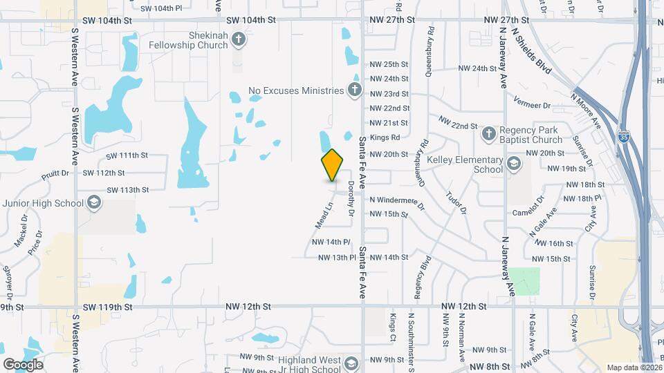 1801 Mead Ln Map and Location Details