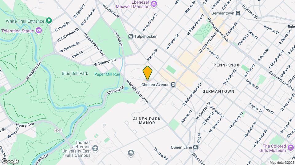 633 W Rittenhouse St Map and Location Details